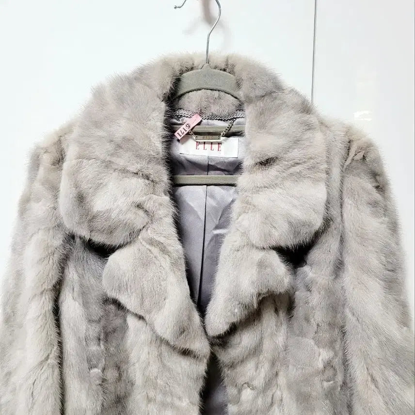 [BUNJANG] ELLE Real Mink Jacket (Size 55-55.5) / ELLE(엘르) 리얼  밍크 자켓 (55~55반)드라이완료