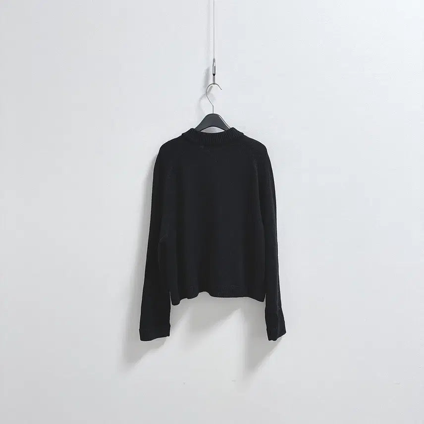 [BUNJANG] COS Crew Neck Wool Cardigan - Black / 코스 크루넥 울 가디건 블랙