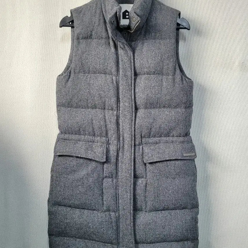 [BUNJANG] Women's Duck Down Long Padded Vest / 빈폴 여성 덕다운 롱 패딩 조끼