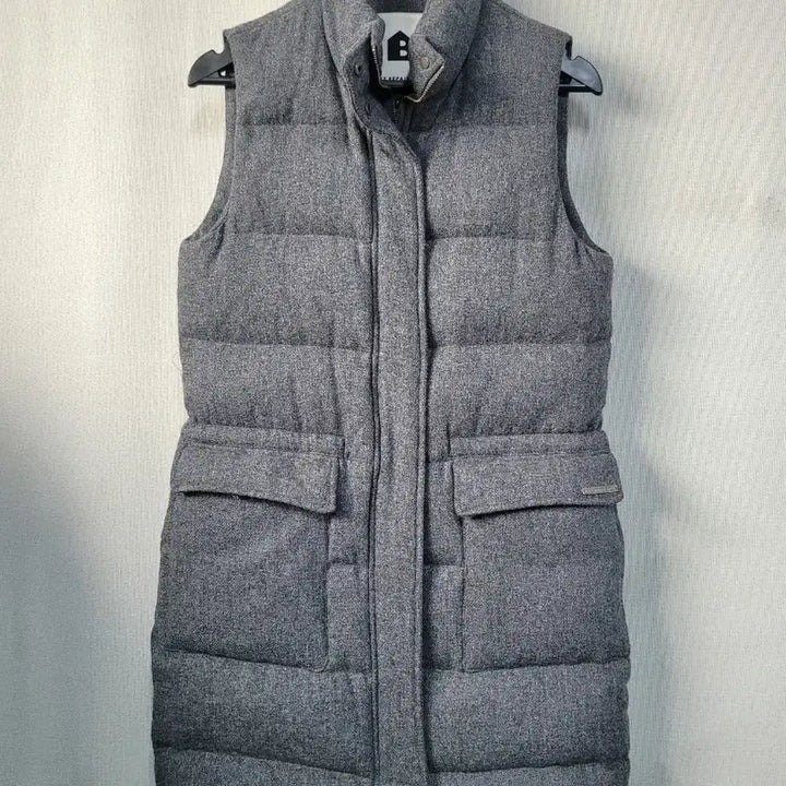 [BUNJANG] Women's Duck Down Long Padded Vest / 빈폴 여성 덕다운 롱 패딩 조끼