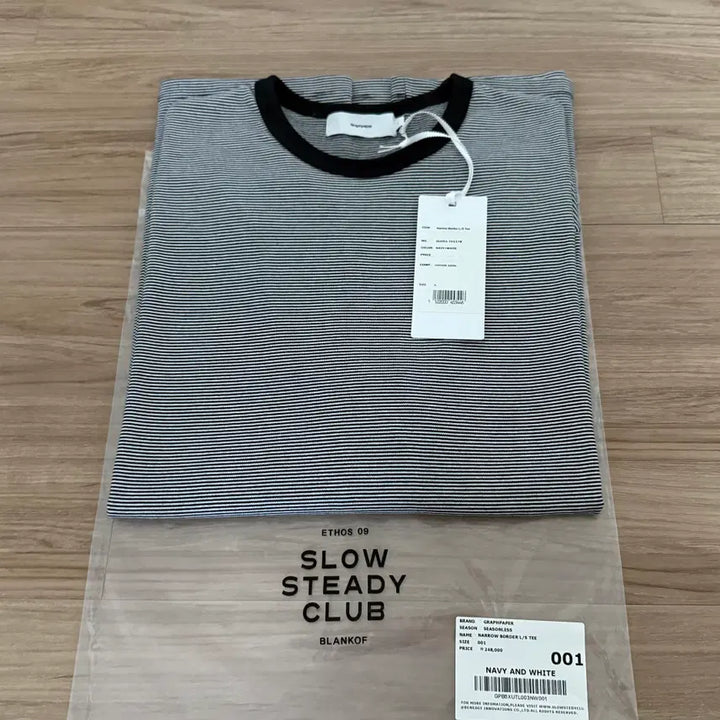 [BUNJANG] Graphpaper Stripe Border Long Sleeve Tee / [1] 그라프페이퍼 스트라이프 보더 롱슬리브 티셔츠 새상품 판매