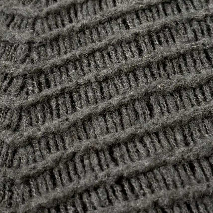 [BUNJANG] Helmut Lang V-Neck Dark Gray Sweater / 헬무트랭 V넥 니트 닥크 그레이 스웨터