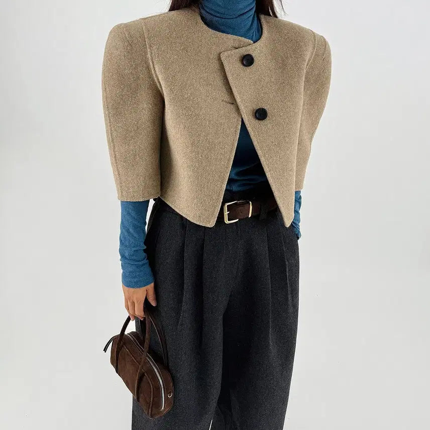 [BUNJANG] Muehand Beige Jacket / 뮤핸드자켓 베이지 s, m