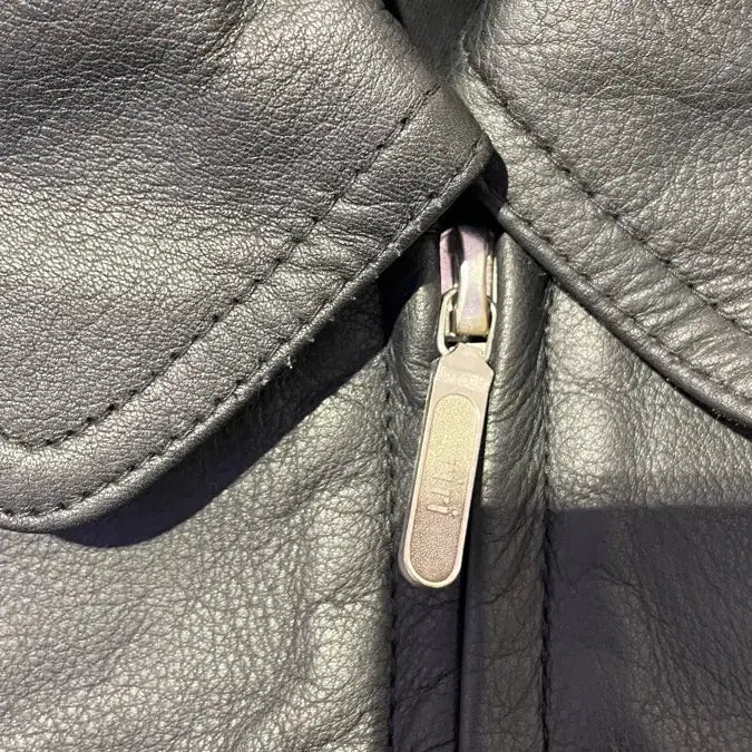 [BUNJANG] Polizei German Police Leather Jacket / 빈티지 90s polizei 독일 경찰 가죽자켓 105-110