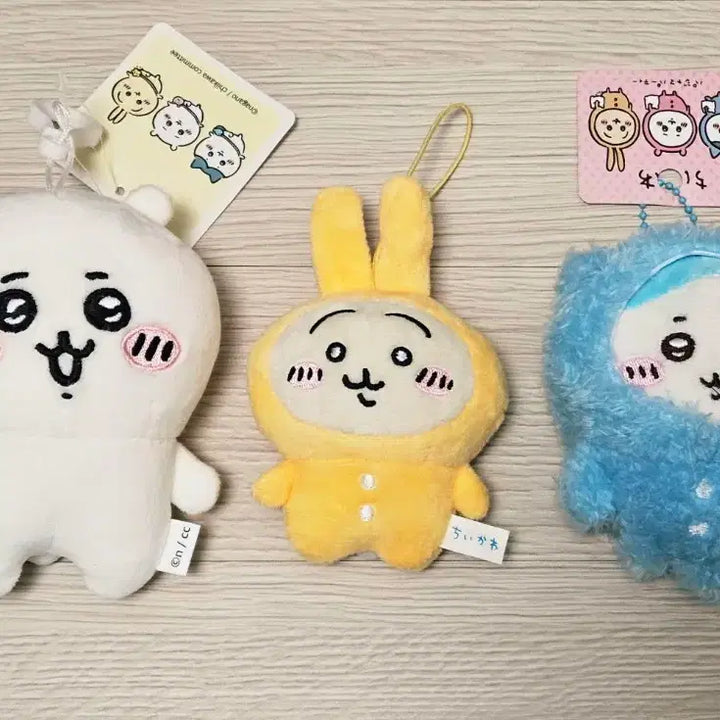 [BUNJANG] Chiiikawa Character Plush Keychain / 먼작귀 인형 키링