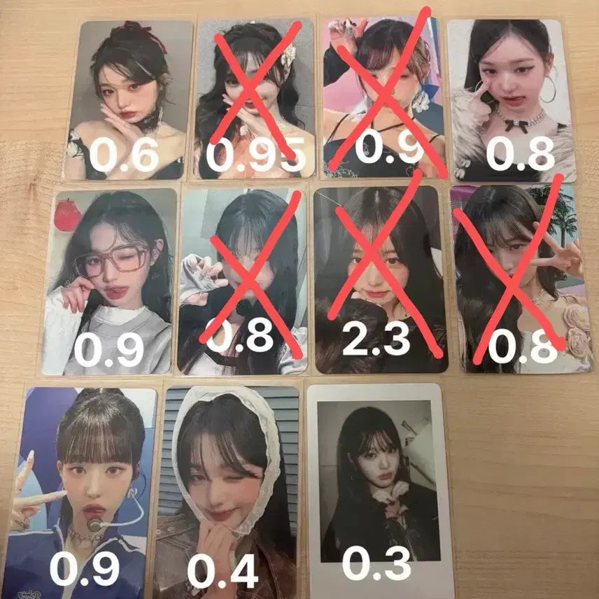 탈덕 처분)아이브 장원영 포카 최최저가 판매 교환 안해요 분철