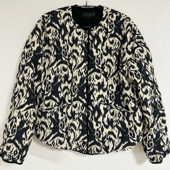 [BUNJANG] Zara Animal Pattern Padded Jumper XS / 자라 애니멀 패턴 패딩 점퍼 XS