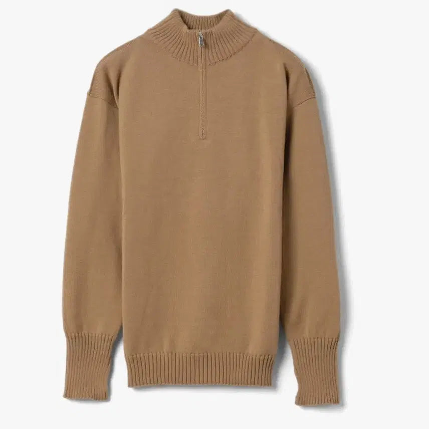 [BUNJANG] Anderssen-Anderssen Seaman Half-Zip Sweater Camel (M) / 새상품(M)안데르센안데르센 씨맨 하프집업 카멜