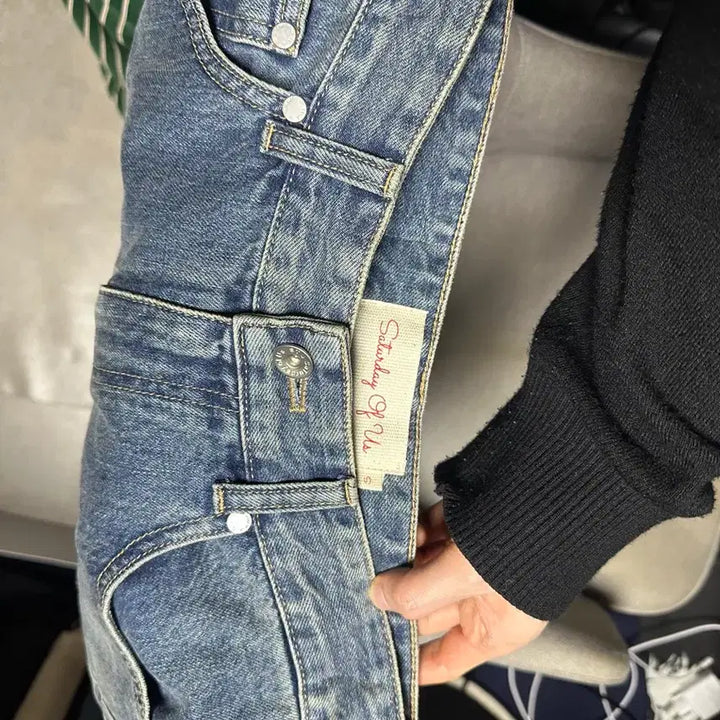 [BUNJANG] STU STUoffice Washed Denim Pants / (S) STU stuoffice 브러쉬 워시드 데님 팬츠