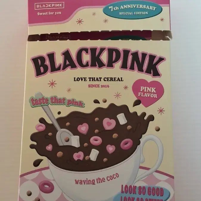 블랙핑크 7주년 핑크 시리얼 스페셜 에디션
