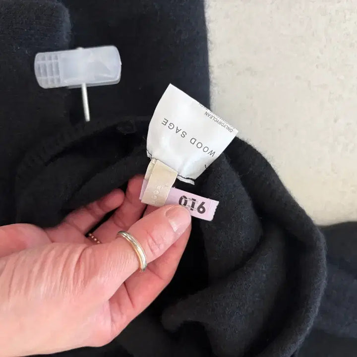 [BUNJANG] N/A Black Angora Knit Set / 검정 앙고라 니트 치마 세트