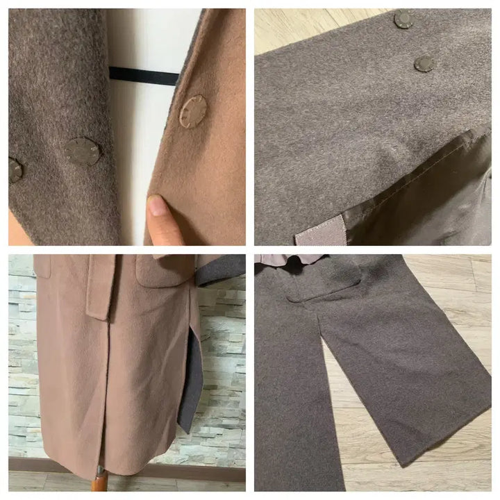 [BUNJANG] G Studio Handmade Wool Belted Long Coat / g studio지스튜디오 핸드메이드모직 후드 벨트롱코트