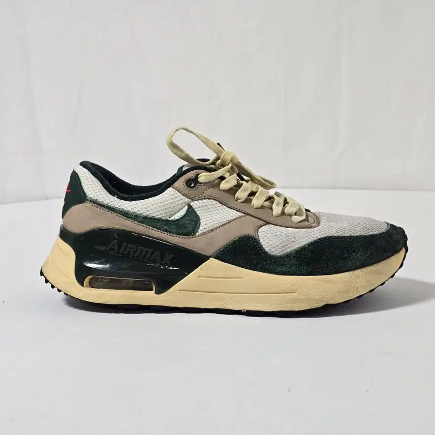 [BUNJANG] Nike Air Max System Noble Green Sneakers 280 / 나이키 에어맥스 시스템  세일 노블 그린 운동화 280.d