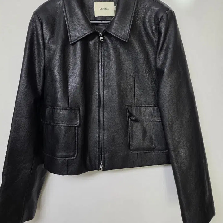 [BUNJANG] Le Avone Black Leather Jacket / 르아보네 블랙 레더 자켓