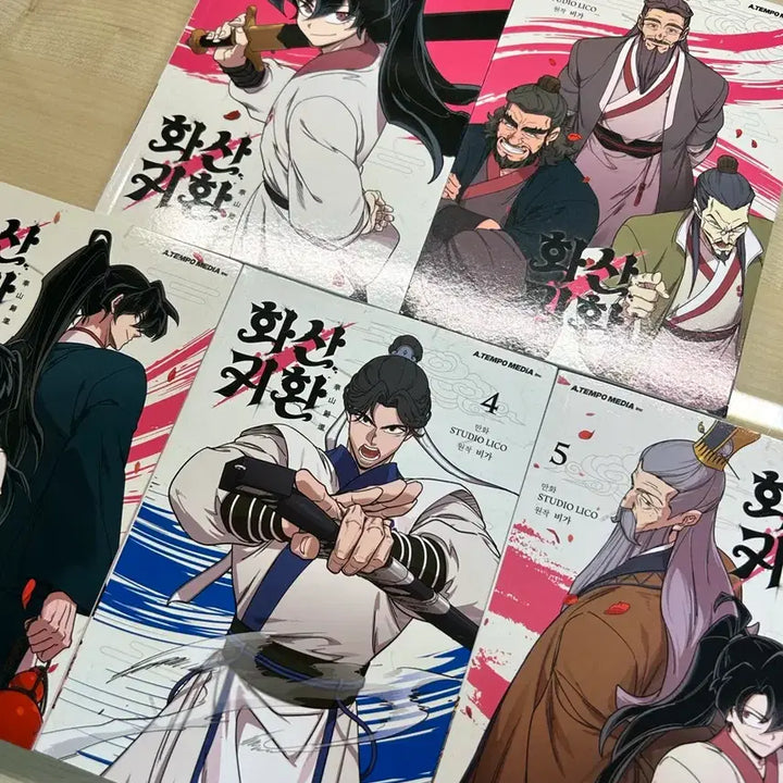 [BUNJANG] 화산귀환 Bundle Set Album + POB / 일괄) 화산귀환 만화책+특전(띠부실,엽서)+깊카