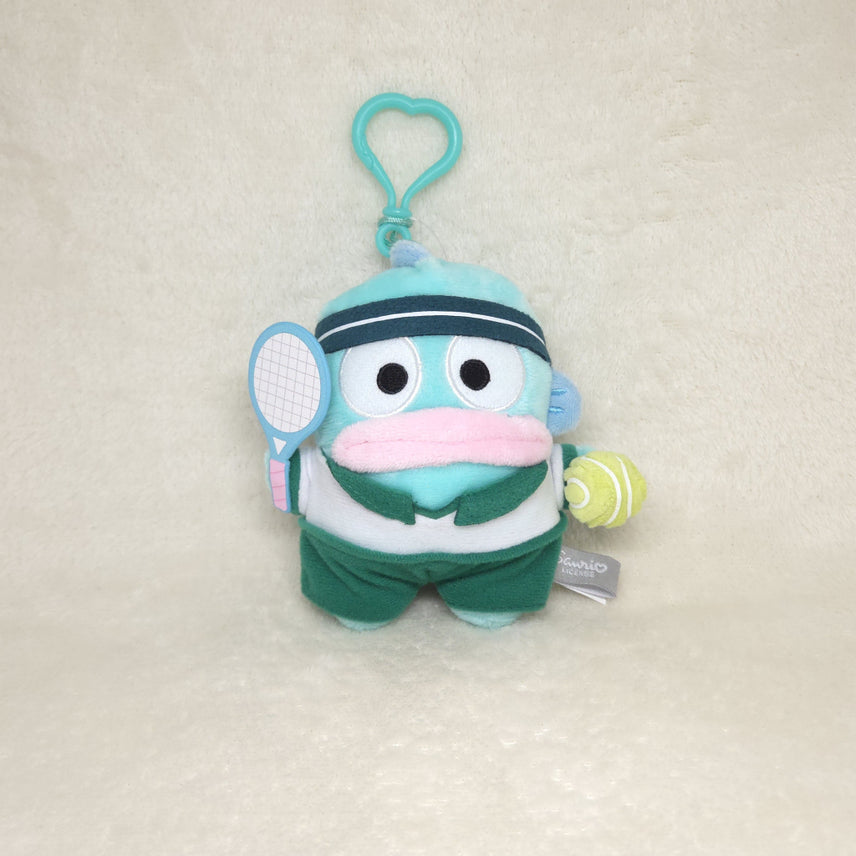 [BUNJANG] Sanrio Hangyodon Tennis Keyring Doll 11cm / (새상품/정품) 산리오 테니스 한교동 키인 인형 가방고리 11cm