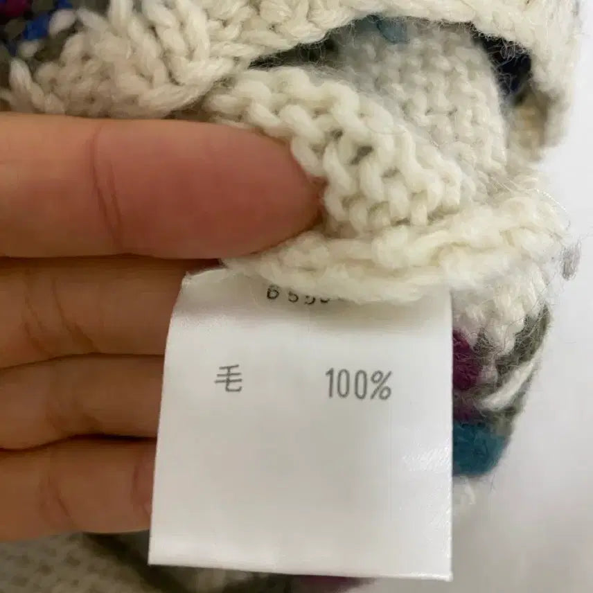 [BUNJANG] Otto Handmade Vintage Wool Knit Sweater / 울100% 유니크한 빈티지 니트 스웨터 // otto 핸드메이드 느낌