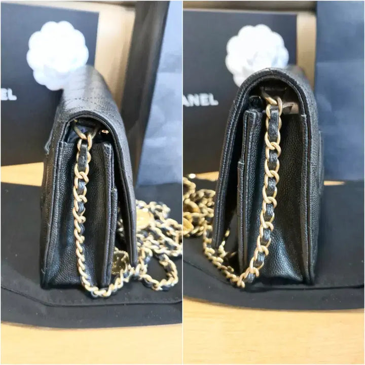 [BUNJANG] Chanel Classic Caviar WOC Gold Coin / 샤넬 클래식 캐비어 WOC  골드코인