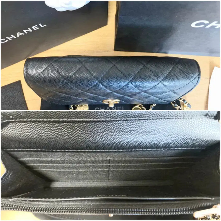 [BUNJANG] Chanel Classic Caviar WOC Gold Coin / 샤넬 클래식 캐비어 WOC  골드코인