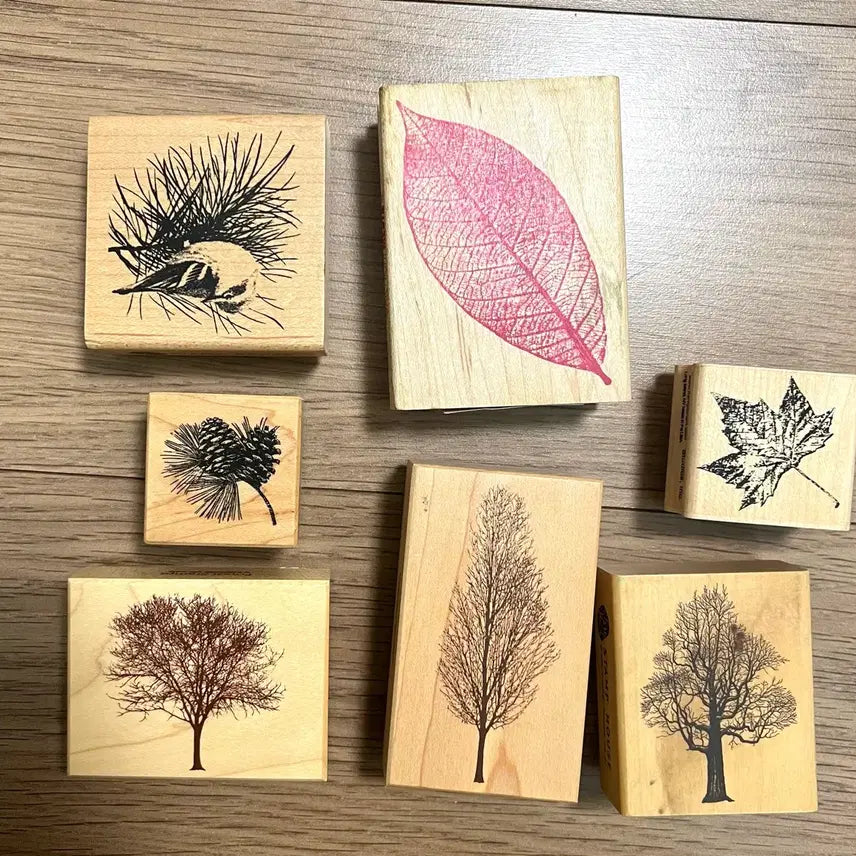 [BUNJANG] Wood Stamp Collection / 우드스템프모음2