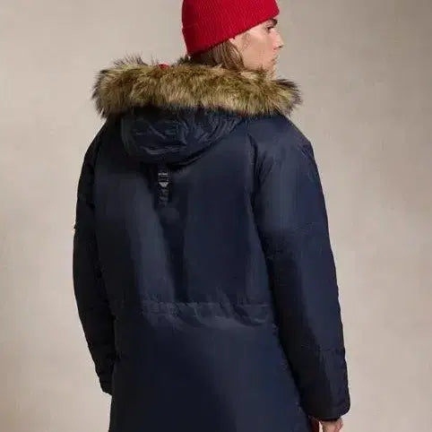[BUNJANG] Polo Ralph Lauren Fireman Navy Down Coat XL / 폴로 랄프로렌 파이어맨 네이비 다운 코트 XL 택있음