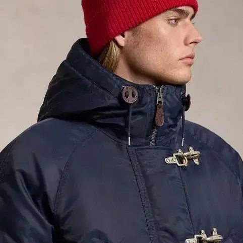 [BUNJANG] Polo Ralph Lauren Fireman Navy Down Coat XL / 폴로 랄프로렌 파이어맨 네이비 다운 코트 XL 택있음