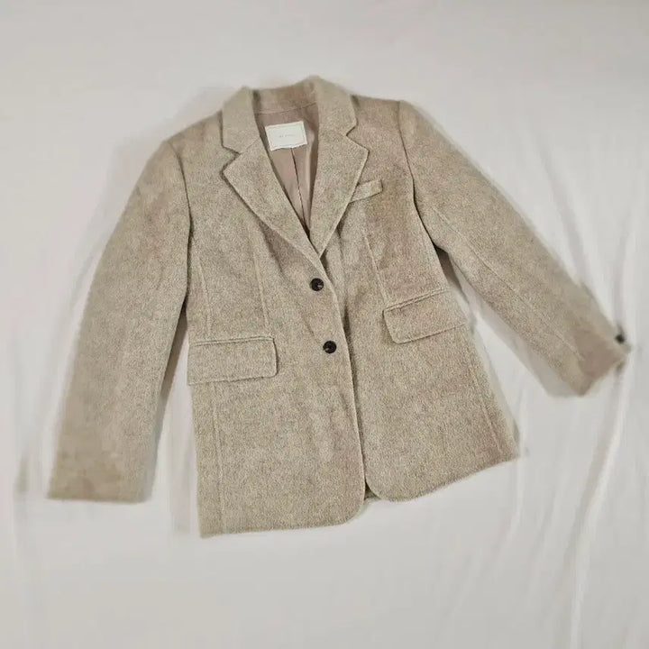 [BUNJANG] SM Rhee Angora Silk Handmade Jacket Light Brown / [sm] 리이 RE RHEE 앙고라 실크 핸드메이드 자켓 라이트 브라운