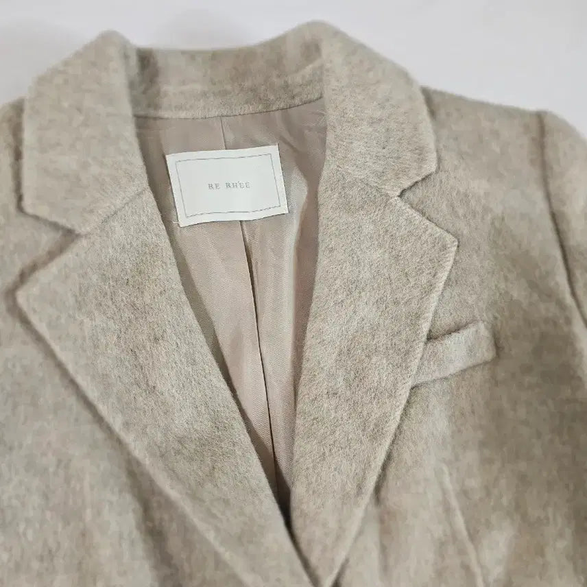 [BUNJANG] SM Rhee Angora Silk Handmade Jacket Light Brown / [sm] 리이 RE RHEE 앙고라 실크 핸드메이드 자켓 라이트 브라운