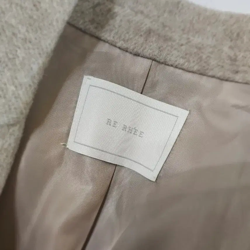 [BUNJANG] SM Rhee Angora Silk Handmade Jacket Light Brown / [sm] 리이 RE RHEE 앙고라 실크 핸드메이드 자켓 라이트 브라운