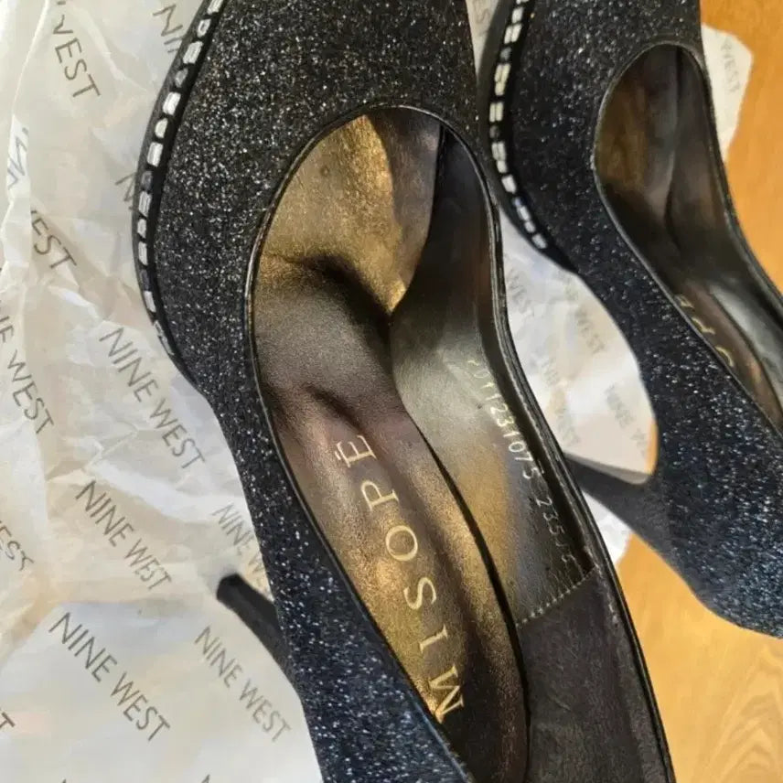 [BUNJANG] MisoPe Black Heels 235 New Shoes / 미소페 블랙 힐.235.높이:10cm. 새구두