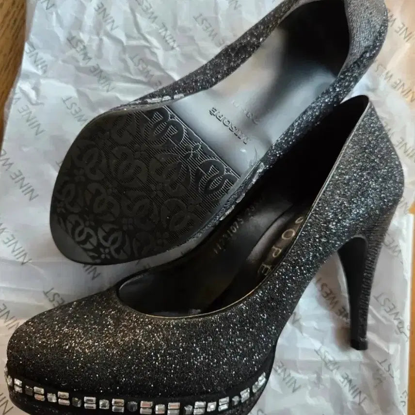 [BUNJANG] MisoPe Black Heels 235 New Shoes / 미소페 블랙 힐.235.높이:10cm. 새구두