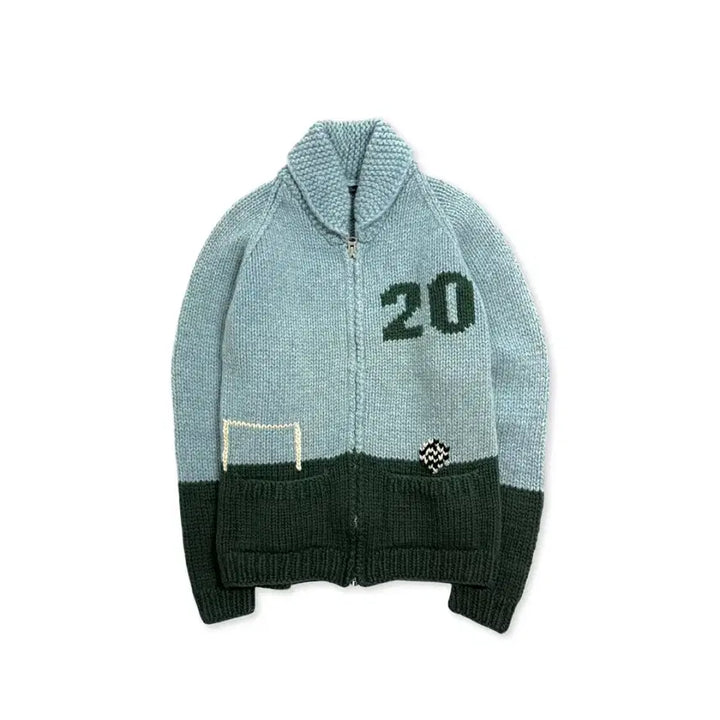 [BUNJANG] TOKYO UFO Heavy Wool Cowichan Knit / 도쿄 UFO 빈티지 헤비울  코위찬니트