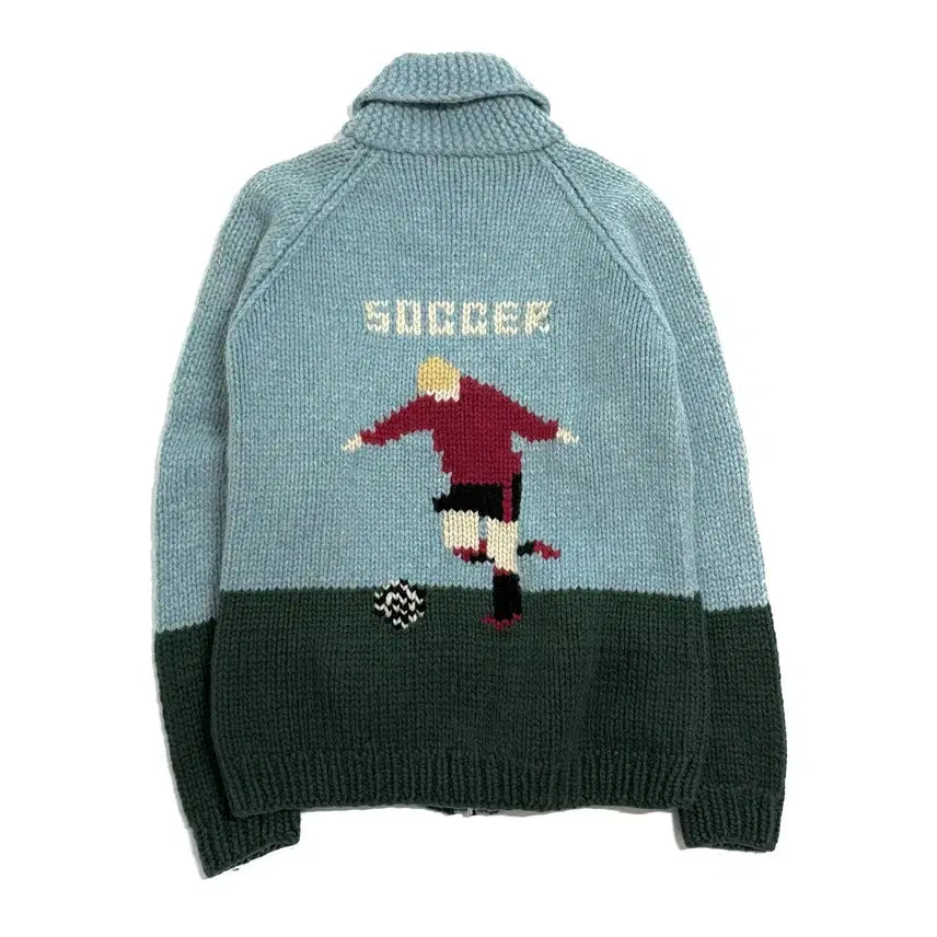 [BUNJANG] TOKYO UFO Heavy Wool Cowichan Knit / 도쿄 UFO 빈티지 헤비울  코위찬니트