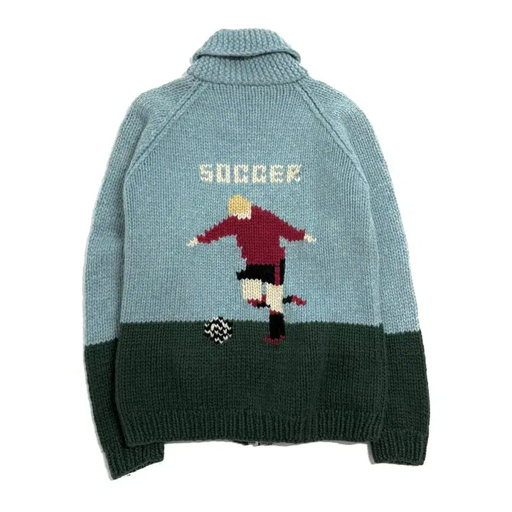 [BUNJANG] TOKYO UFO Heavy Wool Cowichan Knit / 도쿄 UFO 빈티지 헤비울  코위찬니트
