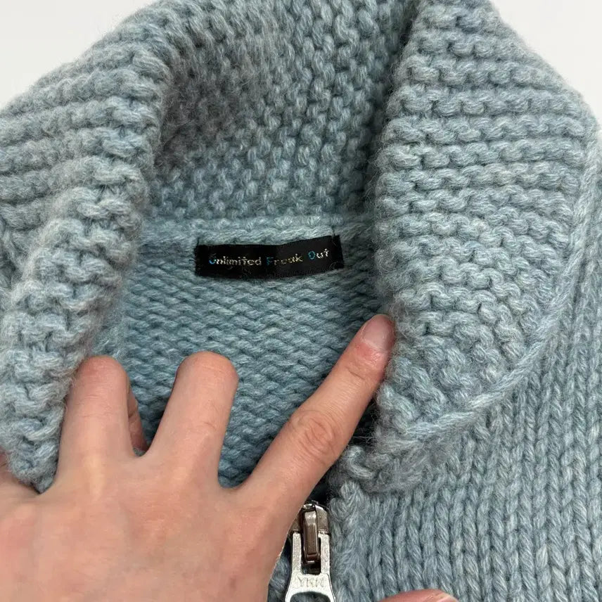[BUNJANG] TOKYO UFO Heavy Wool Cowichan Knit / 도쿄 UFO 빈티지 헤비울  코위찬니트