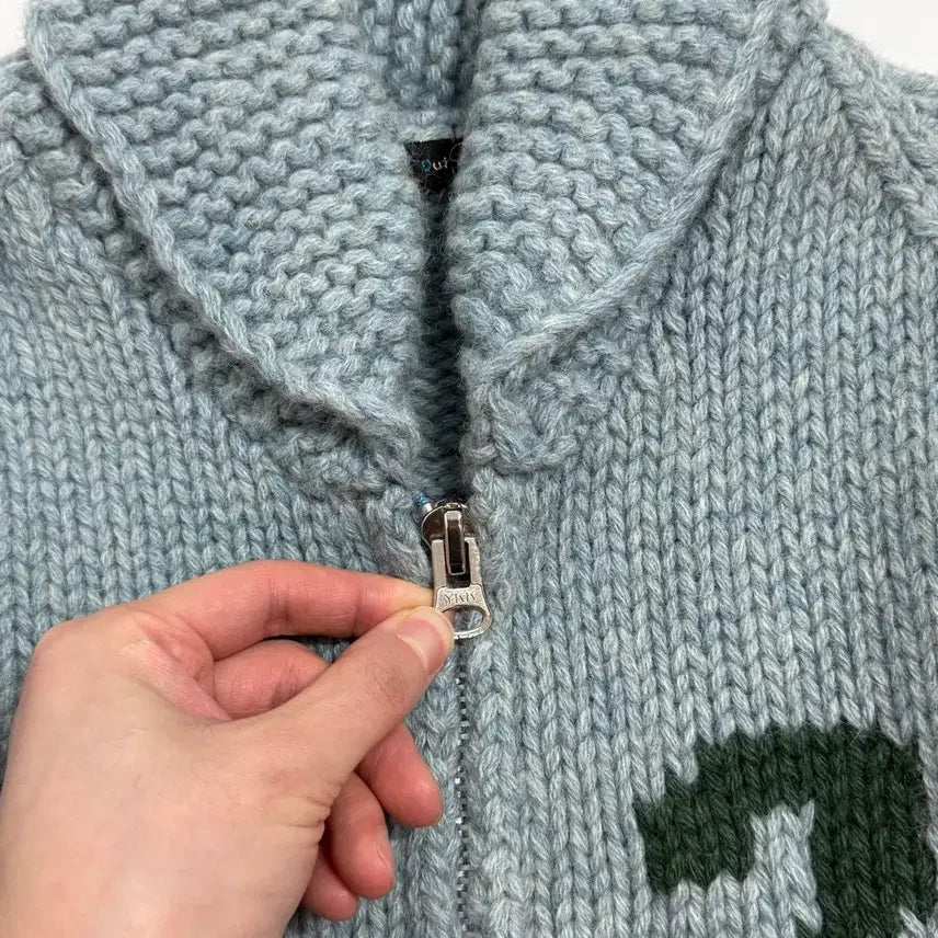 [BUNJANG] TOKYO UFO Heavy Wool Cowichan Knit / 도쿄 UFO 빈티지 헤비울  코위찬니트