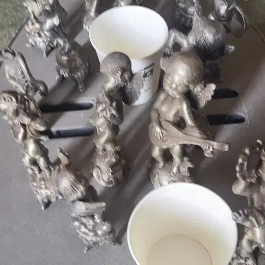 [BUNJANG] Antique Pewter Dolls / 주석인형 판매