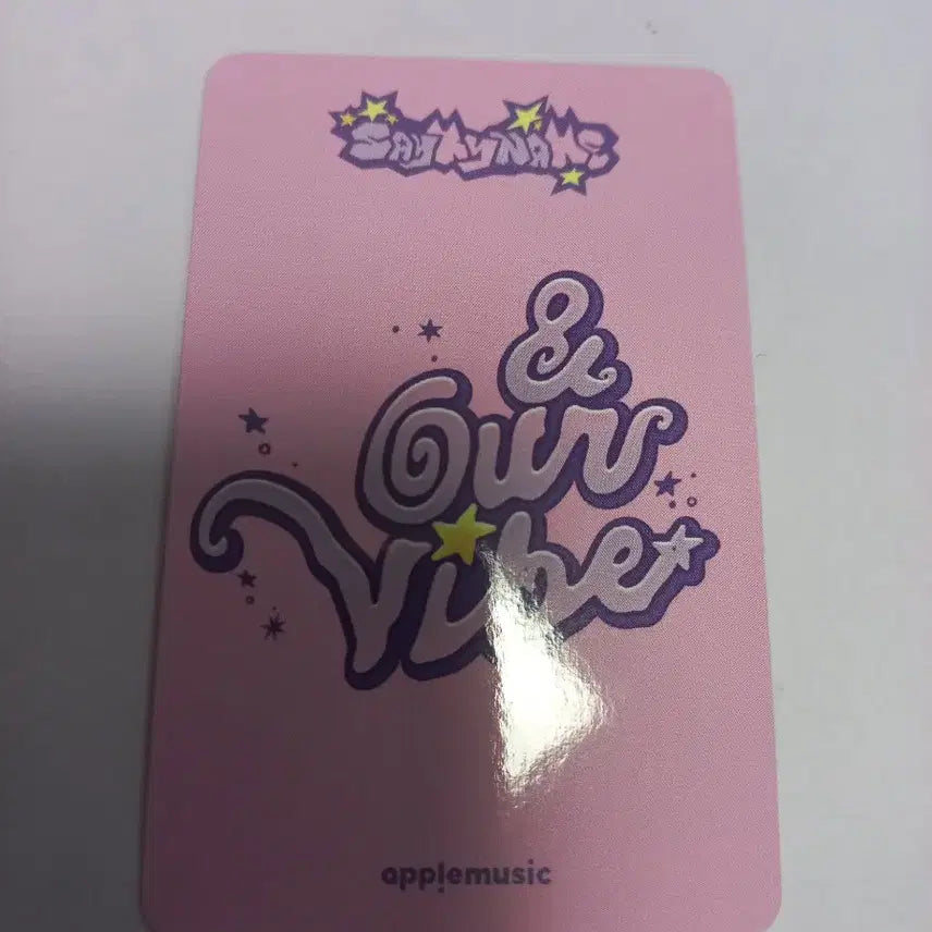 세이마이네임 승주 OURVIBE 애플뮤직 사전예약 특전 포카