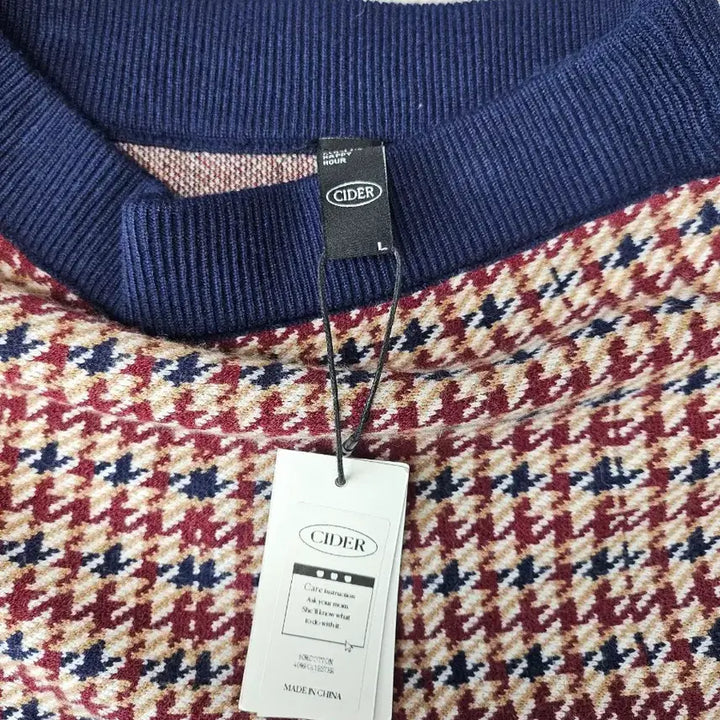 [BUNJANG] ShopSada Houndstooth Check Knit Mini Skirt L / 샵사이다 하운드투스 체크 니트 미니스커트 L