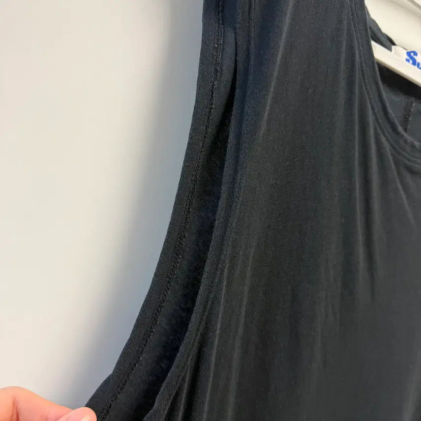 [BUNJANG] SJYP Sleeveless T-shirt Black / SJYP  민소매 티셔츠 블랙
