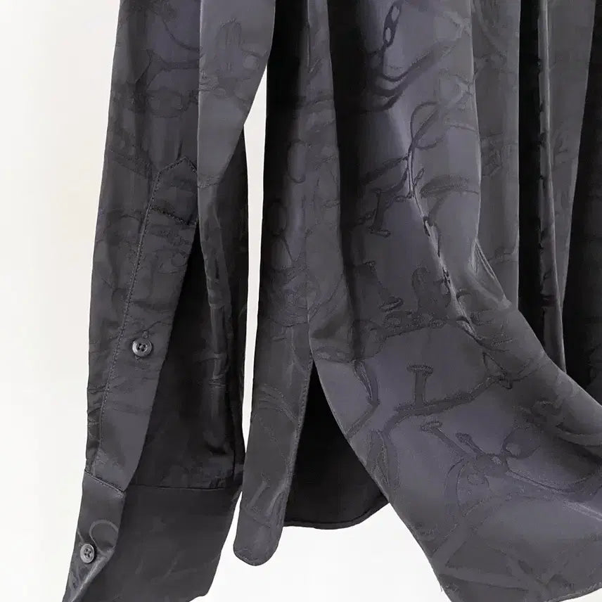 [BUNJANG] Commission Geometric Pattern Blouse / 커미션 기하학 패턴 블라우스