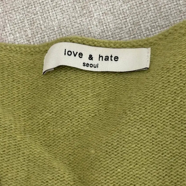 [BUNJANG] Love & Hate Olive Cardigan / love & hate 올리브색 가디건