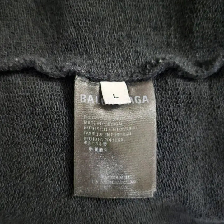 [BUNJANG] Balenciaga BB Logo Hoodie (Black, L) / (번개케어검수통과)발렌시아가 BB 로고 블랙 오버핏 후드티 L