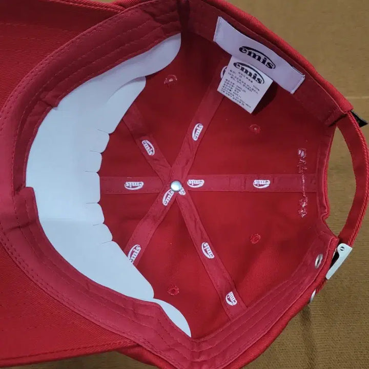 [BUNJANG] Emis Red Cap / emis 이미스 볼캡 모자 레드 새상품