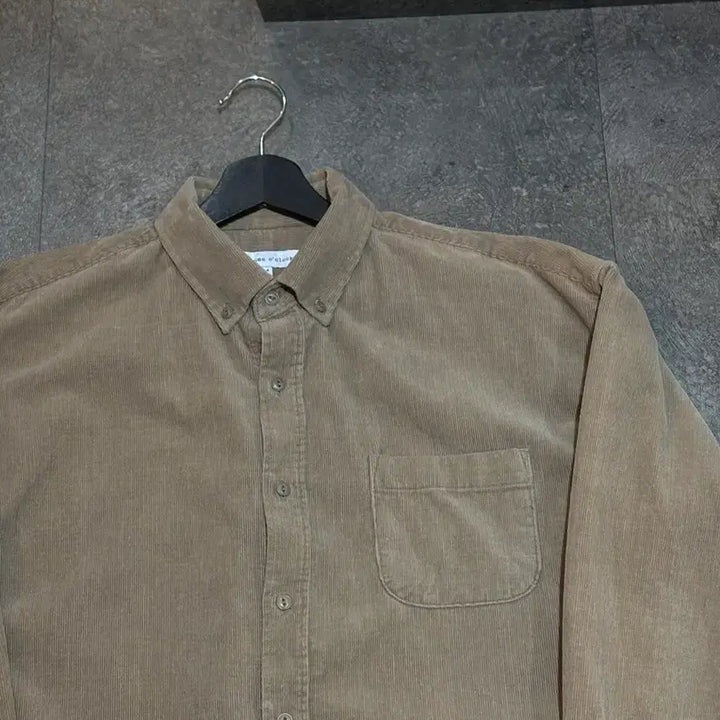 [BUNJANG] Custom A Clock Corduroy Shirt M / 커스텀어클락 코듀로이 골덴 셔츠 남방 M