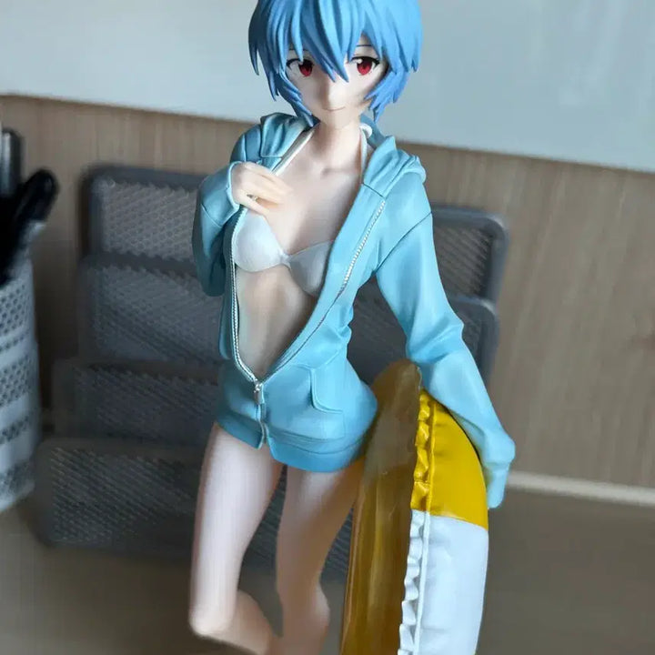 [BUNJANG] Evangelion Rei Ayanami Beach Queen Figure / 에반게리온 아야나미 레이 팝업퍼레이드 L 비치 퀸 수영복 피규어