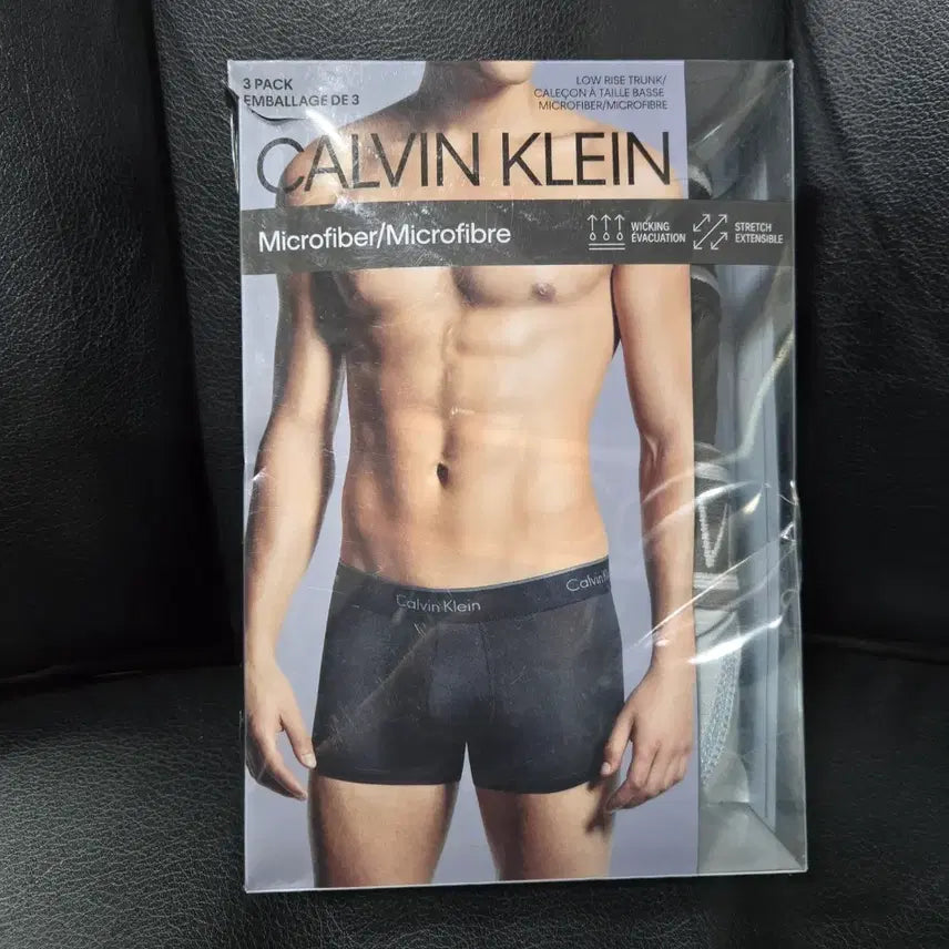 [BUNJANG] Calvin Klein Microfiber Boxer Briefs Set (3-Piece) - Size S / 캘빈클라인 마이크로화이버 드로즈 3종 세트 S