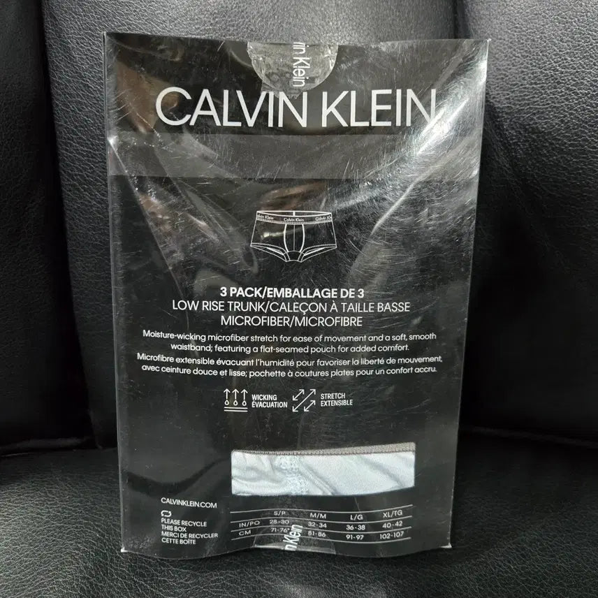 [BUNJANG] Calvin Klein Microfiber Boxer Briefs Set (3-Piece) - Size S / 캘빈클라인 마이크로화이버 드로즈 3종 세트 S