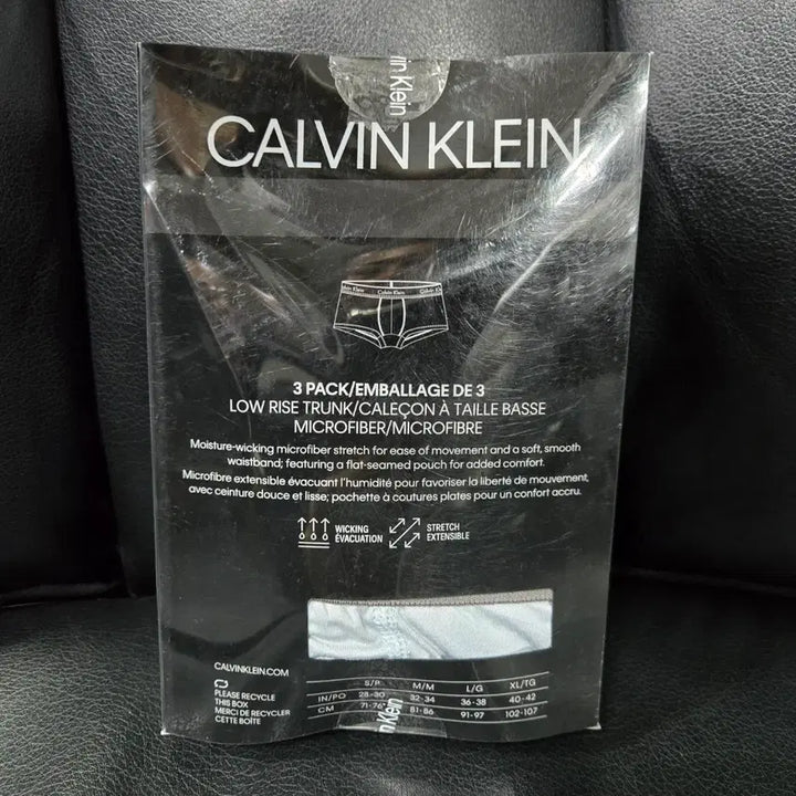 [BUNJANG] Calvin Klein Microfiber Boxer Briefs Set (3-Piece) - Size S / 캘빈클라인 마이크로화이버 드로즈 3종 세트 S