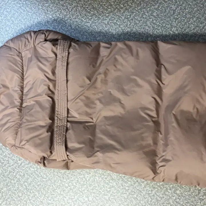 [BUNJANG] Goose Down Hooded Long Puffer Coat / 빵빵 구스다운 후드 롱 패딩 거위털 벨트 하객룩 출근룩 베이지 푸퍼